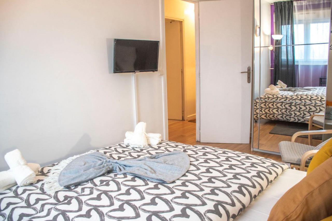 Apartment Villeneuve Stade De France Free Parking Wifi Luaran gambar